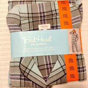 BEDHEAD Women's PAJAMAS 2PC NOTCH COLLAR SET Size xxl Teal